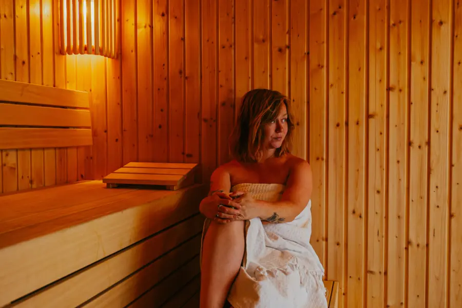 Sauna vrouw