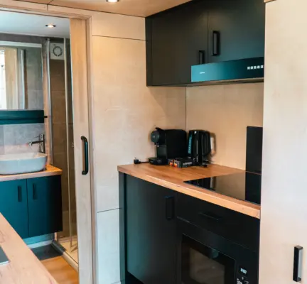 Luxe keuken tiny timber