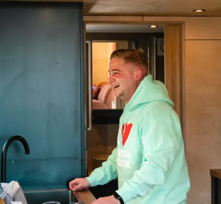 Koken ik keuken tiny timber
